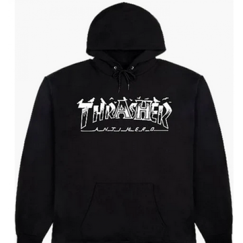 Hoodie Thrasher x Antihero Pigeon Black