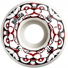 Kolečka BONES WHEELS STF Skateboard Wheels 4 DOG NIGHT - 52mm V4 Wide 103A 4pk White