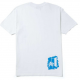 T-shirt HUF Cosmic trip Logo Tee white