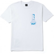 HUF Cosmic trip Logo Tee bílé