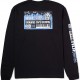 T-shirt HUF Sound system  Longsleeve black