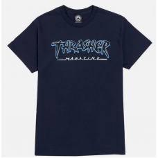 tričko Thrasher Slash Navy Blue modre