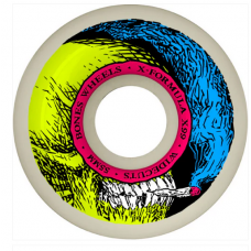 BONES WHEELS X-Formula  Smokin Skull 55mm V6 Widecuts 99A 4pk