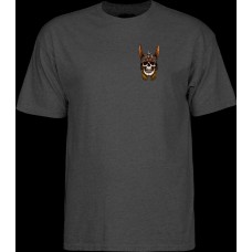 tričko Powell Peralta Andy Anderson Skull - Tmavě šedé Grey