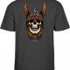 T-shirt Powell - Peralta Andy Anderson Skull - Tweed Grey