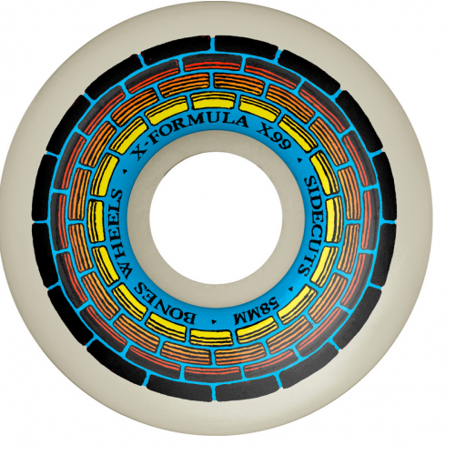 kolečka BONES X-Formula Wishing Well  SIDECUT 56-58mm V5 99A 