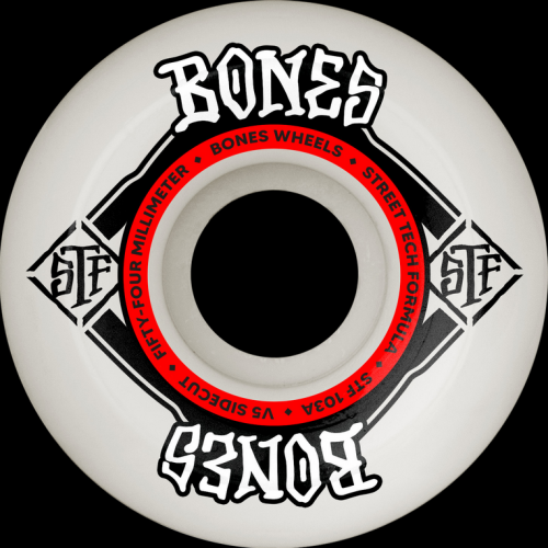kolečka BONES WHEELS STF  sidecut 54mm V5 103A 4pk White