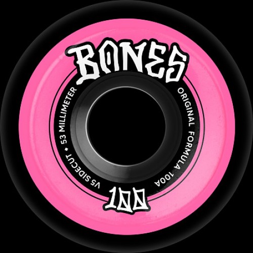 Kolečka BONES Originals 53mm 100a V5 black