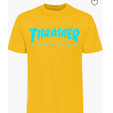 T´shirt Thrasher Skatemag Gold / Green