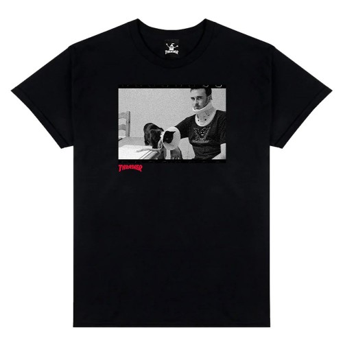 Thrasher x Toy Machine Templeton by Burnett T-Shirt Black