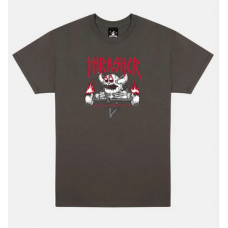 Thrasher x Toy Machine Monster Gram T-Shirt Charcoal