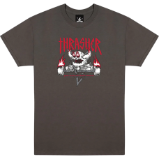 Thrasher x Toy Machine Monster Gram T-Shirt Charcoal