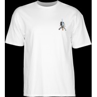 T-shirt Powell Peralta Skull & Sword White