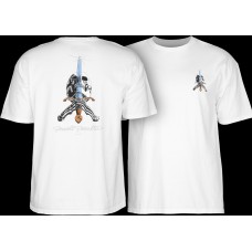 T-shirt Powell Peralta Skull & Sword White