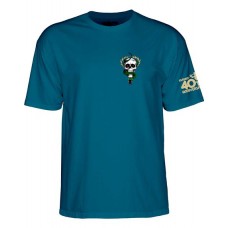 T-shirt Powell Peralta Mike McGill Skull & Snake 40th Anniversary Galapagos Blue