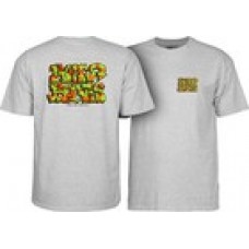 tričko Powell Peralta Rat Bones Graffiti Šedé Grey