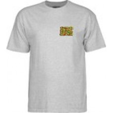 tričko Powell Peralta Rat Bones Graffiti Šedé Grey