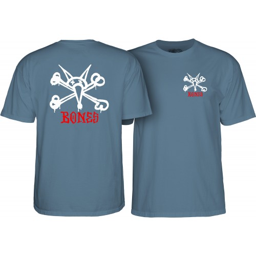 T-Shirt Powell Peralta Rat Bones Indigo Blue