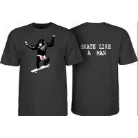 tričko Powell Peralta  Skate Chimp Tee tmavě šedé Charcoal Heather