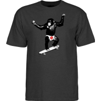 tričko Powell Peralta  Skate Chimp Tee tmavě šedé Charcoal Heather
