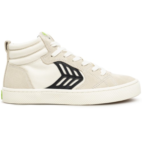 Boty Cariuma CATIBA High Pro Off White bílé / černé logo