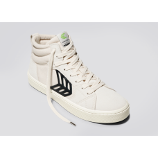 Shoes Cariuma CATIBA High Pro Off White / Black Logo