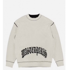 svetr Wasted Paris Reverse Kingdom bílý