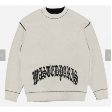 svetr Wasted Paris Reverse Kingdom bílý