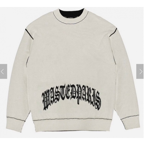 svetr Wasted Paris Reverse Kingdom bílý