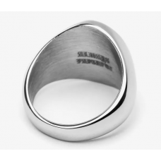 prsten Wasted Paris Signature Ring (silver black II)