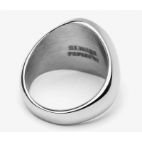 prsten Wasted Paris Signature Ring (silver black II)