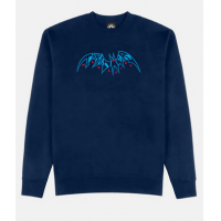 mikina Thrasher Sky Rat by Neckface Crewneck navy modrá