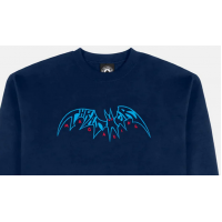 mikina Thrasher Sky Rat by Neckface Crewneck navy modrá