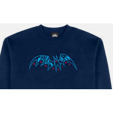 mikina Thrasher Sky Rat by Neckface Crewneck navy modrá