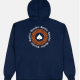 Hoodie Thrasher Spitfire - The End Oath navy blue