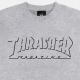 Crewneck Thrasher Shadow Mag Logo Sport Grey
