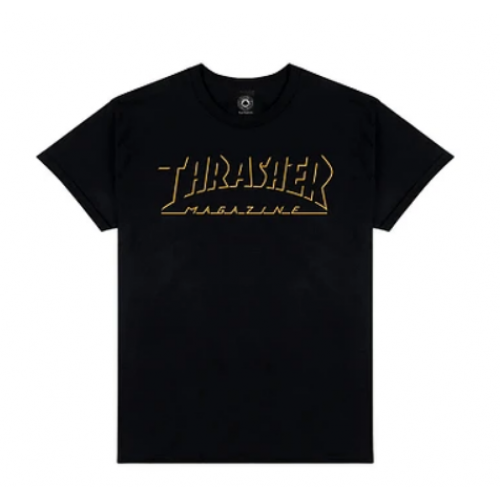 tričko Thrasher Shadow Mag Logo černé