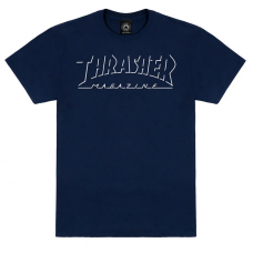 tričko Thrasher Shadow Mag Logo navy modré