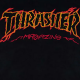 tričko Thrasher Cracked by Exteenager černé