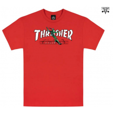 tričko Thrasher Red Curb by LSD Worldpeace červené