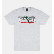 T-shirt Thrasher Red Curb by LSD Worldpeace Ash Grey