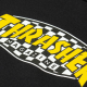 tričko Thrasher Checkered Oval černé