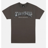 T-shirt Thrasher Disco by Spanky Charcoal