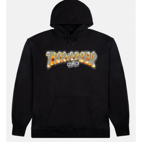 Hoodie Thrasher Explicit Black