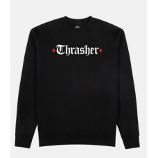 mikina Thrasher Spitfire - The End Oath Crewneck černá