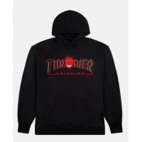Hoodie Thrasher Spitfire Big Head Outline Black
