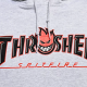 mikina Thrasher Spitfire Big Head Outline šedá