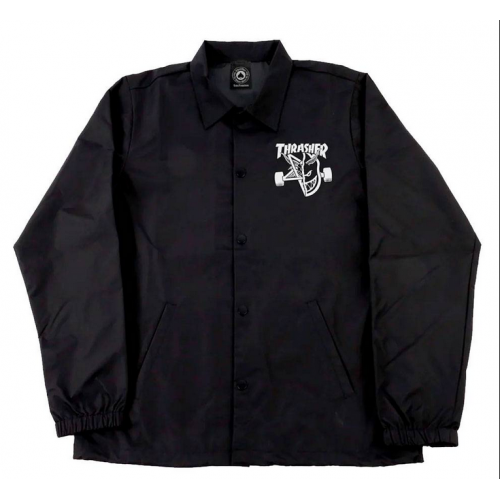 větrovka bunda Thrasher Spitfire Thrash & Burn - černá