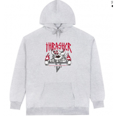 Hoodie Thrasher Toy Machine Monster Gram Ash Grey