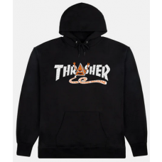 Hoodie Thrasher Toy Machine Pyramid Black
